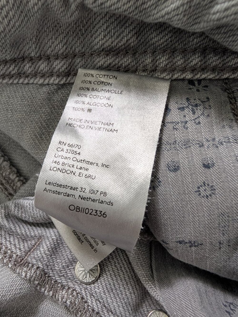 Free People Osaka barrel leg jeans - 29 - gray - Picture 7 of 10
